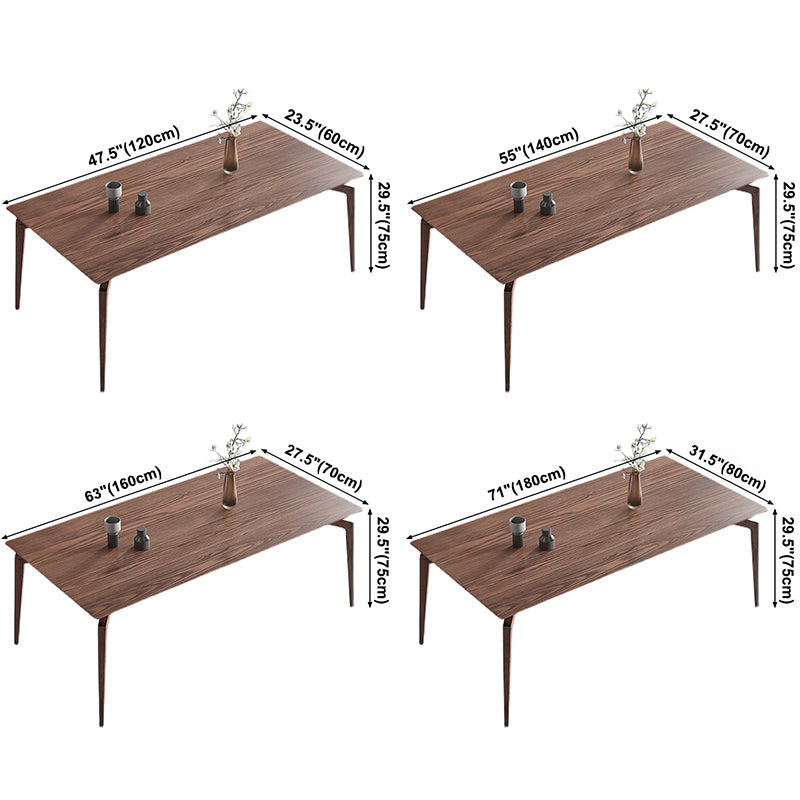 Rectangle Ash Wood Table Modern Dining Table with 4 Legs for Restaurant Clearhalo ' dining_table' 'Dining Tables & Seating' 'Dining Tables' 'furn' 'furn_dining_table' 'Furniture' 'furniture_dining_table' 'Kitchen & Dining Furniture' 'kitchen&dining_furn' 'kitchen' 'kitchen_dining_table' 3886516