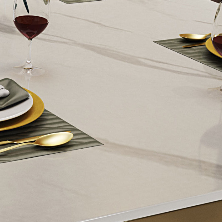 Metal Traditional Luxury Rectangle Table Sintered Stone Table with Metal Trestle Clearhalo ' dining_table' 'Dining Tables & Seating' 'Dining Tables' 'furn' 'furn_dining_table' 'Furniture' 'furniture_dining_table' 'Kitchen & Dining Furniture' 'kitchen&dining_furn' 'kitchen' 'kitchen_dining_table' 3886523