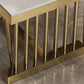 Metal Traditional Luxury Rectangle Table Sintered Stone Table with Metal Trestle Clearhalo ' dining_table' 'Dining Tables & Seating' 'Dining Tables' 'furn' 'furn_dining_table' 'Furniture' 'furniture_dining_table' 'Kitchen & Dining Furniture' 'kitchen&dining_furn' 'kitchen' 'kitchen_dining_table' 3886525