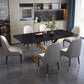 Minimalist Sintered Stone Top Standard Dining Table Rectangle Dining Table for Kitchen Black Gold Clearhalo ' dining_table' 'Dining Tables & Seating' 'Dining Tables' 'furn' 'furn_dining_table' 'Furniture' 'furniture_dining_table' 'Kitchen & Dining Furniture' 'kitchen&dining_furn' 'kitchen' 'kitchen_dining_table' 3886530