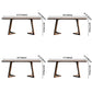 Rectangle Minimalist Dining Table Wood Color Fixed Table of Solid Wood Clearhalo ' dining_table' 'Dining Tables & Seating' 'Dining Tables' 'furn' 'furn_dining_table' 'Furniture' 'furniture_dining_table' 'Kitchen & Dining Furniture' 'kitchen&dining_furn' 'kitchen' 'kitchen_dining_table' 3886652