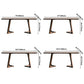 Rectangle Minimalist Dining Table Wood Color Fixed Table of Solid Wood Clearhalo ' dining_table' 'Dining Tables & Seating' 'Dining Tables' 'furn' 'furn_dining_table' 'Furniture' 'furniture_dining_table' 'Kitchen & Dining Furniture' 'kitchen&dining_furn' 'kitchen' 'kitchen_dining_table' 3886653