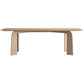 Simple Kitchen Standard Dining Table Solid Wood Khaki Dining Table with 4 Legs Base Clearhalo ' dining_table' 'Dining Tables & Seating' 'Dining Tables' 'furn' 'furn_dining_table' 'Furniture' 'furniture_dining_table' 'Kitchen & Dining Furniture' 'kitchen&dining_furn' 'kitchen' 'kitchen_dining_table' 3886671