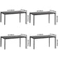 Industrial Black Solid Wood Dining Table Rectangle Shape Dining Table for Kitchen Clearhalo ' dining_table' 'Dining Tables & Seating' 'Dining Tables' 'furn' 'furn_dining_table' 'Furniture' 'furniture_dining_table' 'Kitchen & Dining Furniture' 'kitchen&dining_furn' 'kitchen' 'kitchen_dining_table' 3886699