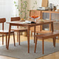 Rectangle Dining Site Table Contemporary Style Solid Wood Table with 4 Legs Clearhalo ' dining_table' 'Dining Tables & Seating' 'Dining Tables' 'furn' 'furn_dining_table' 'Furniture' 'furniture_dining_table' 'Kitchen & Dining Furniture' 'kitchen&dining_furn' 'kitchen' 'kitchen_dining_table' 3886701