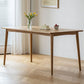 Rectangle Dining Site Table Contemporary Style Solid Wood Table with 4 Legs Brown Without Chairs Clearhalo ' dining_table' 'Dining Tables & Seating' 'Dining Tables' 'furn' 'furn_dining_table' 'Furniture' 'furniture_dining_table' 'Kitchen & Dining Furniture' 'kitchen&dining_furn' 'kitchen' 'kitchen_dining_table' 3886702