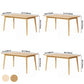 Rectangle Dining Site Table Contemporary Style Solid Wood Table with 4 Legs Clearhalo ' dining_table' 'Dining Tables & Seating' 'Dining Tables' 'furn' 'furn_dining_table' 'Furniture' 'furniture_dining_table' 'Kitchen & Dining Furniture' 'kitchen&dining_furn' 'kitchen' 'kitchen_dining_table' 3886711