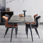 Metal Contemporary Rectangular Dining Table Sintered Stone Table with Metal Legs Clearhalo ' dining_table' 'Dining Tables & Seating' 'Dining Tables' 'furn' 'furn_dining_table' 'Furniture' 'furniture_dining_table' 'Kitchen & Dining Furniture' 'kitchen&dining_furn' 'kitchen' 'kitchen_dining_table' 3886716