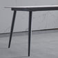 Metal Contemporary Rectangular Dining Table Sintered Stone Table with Metal Legs Clearhalo ' dining_table' 'Dining Tables & Seating' 'Dining Tables' 'furn' 'furn_dining_table' 'Furniture' 'furniture_dining_table' 'Kitchen & Dining Furniture' 'kitchen&dining_furn' 'kitchen' 'kitchen_dining_table' 3886721