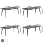 Metal Contemporary Rectangular Dining Table Sintered Stone Table with Metal Legs Clearhalo ' dining_table' 'Dining Tables & Seating' 'Dining Tables' 'furn' 'furn_dining_table' 'Furniture' 'furniture_dining_table' 'Kitchen & Dining Furniture' 'kitchen&dining_furn' 'kitchen' 'kitchen_dining_table' 3886723