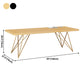 Traditional Luxury Rectangle Dining Room Table Pine Solid Wood Table with 4 Metal Legs for Home Clearhalo ' dining_table' 'Dining Tables & Seating' 'Dining Tables' 'furn' 'furn_dining_table' 'Furniture' 'furniture_dining_table' 'Kitchen & Dining Furniture' 'kitchen&dining_furn' 'kitchen' 'kitchen_dining_table' 3900432
