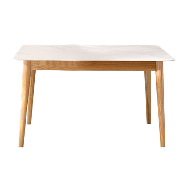Stone Dining Room Collection Industrial Style Dining Site Table with 4-foot 43.3"L x 31.5"W x 29.5"H Without Chairs Clearhalo ' dining_table' 'Dining Tables & Seating' 'Dining Tables' 'furn' 'furn_dining_table' 'Furniture' 'furniture_dining_table' 'Kitchen & Dining Furniture' 'kitchen&dining_furn' 'kitchen' 'kitchen_dining_table' 3900434
