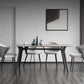 Industrial Style Sintered Stone Dining Table Metallic Base Rectangle Table for Home Clearhalo ' dining_table' 'Dining Tables & Seating' 'Dining Tables' 'Furniture' 'furniture_dining_table' 'Kitchen & Dining Furniture' 'kitchen&dining_furn' 'kitchen' 'kitchen_dining_table' 3900480