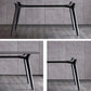 Industrial Style Sintered Stone Dining Table Metallic Base Rectangle Table for Home Clearhalo ' dining_table' 'Dining Tables & Seating' 'Dining Tables' 'Furniture' 'furniture_dining_table' 'Kitchen & Dining Furniture' 'kitchen&dining_furn' 'kitchen' 'kitchen_dining_table' 3900484