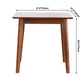 Square Shape Industrial Dining Table Wood Color Fixed Table with Rubberwood Solid Wood Clearhalo ' dining_table' 'Dining Tables & Seating' 'Dining Tables' 'furn' 'furn_dining_table' 'Furniture' 'furniture_dining_table' 'Kitchen & Dining Furniture' 'kitchen&dining_furn' 'kitchen' 'kitchen_dining_table' 3900517