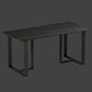 Stone Double Pedestal Table Industrial Style Dining Table for Dinner Kitchen Home Clearhalo ' dining_table' 'Dining Tables & Seating' 'Dining Tables' 'furn' 'furn_dining_table' 'Furniture' 'furniture_dining_table' 'Kitchen & Dining Furniture' 'kitchen&dining_furn' 'kitchen' 'kitchen_dining_table' 3900526