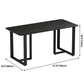 Stone Double Pedestal Table Industrial Style Dining Table for Dinner Kitchen Home Clearhalo ' dining_table' 'Dining Tables & Seating' 'Dining Tables' 'furn' 'furn_dining_table' 'Furniture' 'furniture_dining_table' 'Kitchen & Dining Furniture' 'kitchen&dining_furn' 'kitchen' 'kitchen_dining_table' 3900532