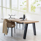 Traditional Luxury Rectangle Dining Room Table Pine Solid Wood Table with 4 Black Legs Clearhalo ' dining_table' 'Dining Tables & Seating' 'Dining Tables' 'furn' 'furn_dining_table' 'Furniture' 'furniture_dining_table' 'Kitchen & Dining Furniture' 'kitchen&dining_furn' 'kitchen' 'kitchen_dining_table' 3900536