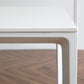 Metal Contemporary Rectangular Dining Table White Sintered Stone Table with Metal Legs Clearhalo ' dining_table' 'Dining Tables & Seating' 'Dining Tables' 'Furniture' 'furniture_dining_table' 'Kitchen & Dining Furniture' 'kitchen&dining_furn' 'kitchen' 'kitchen_dining_table' 3900612