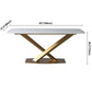 Rectangle Dining Table Traditional Luxury Dinner Room Stone Table for Home Clearhalo ' dining_table' 'Dining Tables & Seating' 'Dining Tables' 'furn' 'furn_dining_table' 'Furniture' 'furniture_dining_table' 'Kitchen & Dining Furniture' 'kitchen&dining_furn' 'kitchen' 'kitchen_dining_table' 3900664