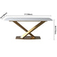 Rectangle Dining Table Traditional Luxury Dinner Room Stone Table for Home Clearhalo ' dining_table' 'Dining Tables & Seating' 'Dining Tables' 'furn' 'furn_dining_table' 'Furniture' 'furniture_dining_table' 'Kitchen & Dining Furniture' 'kitchen&dining_furn' 'kitchen' 'kitchen_dining_table' 3900666