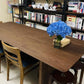 Rectangle Double Pedestal Modern Dining Table Wood Color Fixed Table with Solid Wood Clearhalo ' dining_table' 'Dining Tables & Seating' 'Dining Tables' 'furn' 'furn_dining_table' 'Furniture' 'furniture_dining_table' 'Kitchen & Dining Furniture' 'kitchen&dining_furn' 'kitchen' 'kitchen_dining_table' 3900740