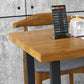 Rectangle Wood Color Dining Table Solid Wood Table with Double Pedestal Clearhalo ' dining_table' 'Dining Tables & Seating' 'Dining Tables' 'furn' 'furn_dining_table' 'Furniture' 'furniture_dining_table' 'Kitchen & Dining Furniture' 'kitchen&dining_furn' 'kitchen' 'kitchen_dining_table' 3900754