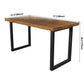 Rectangle Wood Color Dining Table Solid Wood Table with Double Pedestal Clearhalo ' dining_table' 'Dining Tables & Seating' 'Dining Tables' 'furn' 'furn_dining_table' 'Furniture' 'furniture_dining_table' 'Kitchen & Dining Furniture' 'kitchen&dining_furn' 'kitchen' 'kitchen_dining_table' 3900758