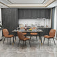 Metal Industrial Rectangle Table Sintered Stone Table for Kitchen and Dining Room Clearhalo ' dining_table' 'Dining Tables & Seating' 'Dining Tables' 'furn' 'furn_dining_table' 'Furniture' 'furniture_dining_table' 'Kitchen & Dining Furniture' 'kitchen&dining_furn' 'kitchen' 'kitchen_dining_table' 3900791