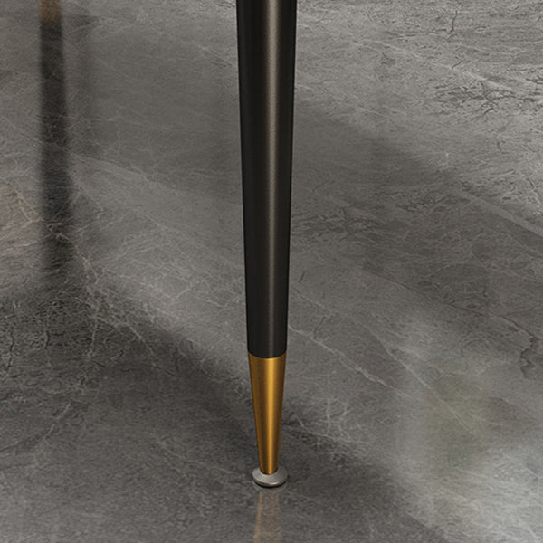 Metal Industrial Rectangle Table Sintered Stone Table for Kitchen and Dining Room Clearhalo ' dining_table' 'Dining Tables & Seating' 'Dining Tables' 'furn' 'furn_dining_table' 'Furniture' 'furniture_dining_table' 'Kitchen & Dining Furniture' 'kitchen&dining_furn' 'kitchen' 'kitchen_dining_table' 3900796