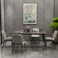 Metal Industrial Rectangle Table Sintered Stone Table for Kitchen and Dining Room Clearhalo ' dining_table' 'Dining Tables & Seating' 'Dining Tables' 'furn' 'furn_dining_table' 'Furniture' 'furniture_dining_table' 'Kitchen & Dining Furniture' 'kitchen&dining_furn' 'kitchen' 'kitchen_dining_table' 3900798