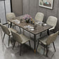 Metal Industrial Rectangle Table Sintered Stone Table for Kitchen and Dining Room Clearhalo ' dining_table' 'Dining Tables & Seating' 'Dining Tables' 'furn' 'furn_dining_table' 'Furniture' 'furniture_dining_table' 'Kitchen & Dining Furniture' 'kitchen&dining_furn' 'kitchen' 'kitchen_dining_table' 3900803