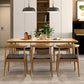 Rectangle 4 Legs Contemporary Dining Table Wood Color Fixed Table of Solid Wood Clearhalo ' dining_table' 'Dining Tables & Seating' 'Dining Tables' 'furn' 'furn_dining_table' 'Furniture' 'furniture_dining_table' 'Kitchen & Dining Furniture' 'kitchen&dining_furn' 'kitchen' 'kitchen_dining_table' 3900825
