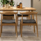 Rectangle 4 Legs Contemporary Dining Table Wood Color Fixed Table of Solid Wood Clearhalo ' dining_table' 'Dining Tables & Seating' 'Dining Tables' 'furn' 'furn_dining_table' 'Furniture' 'furniture_dining_table' 'Kitchen & Dining Furniture' 'kitchen&dining_furn' 'kitchen' 'kitchen_dining_table' 3900829