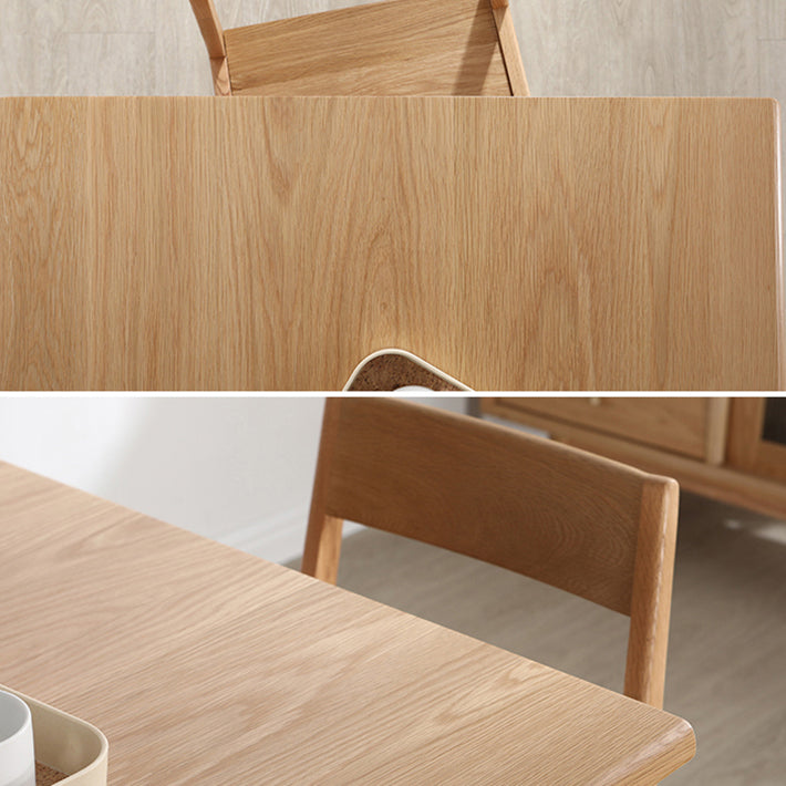 Square Industrial Dining Table Wood Color Fixed Table with White Oakwood Clearhalo ' dining_table' 'Dining Tables & Seating' 'Dining Tables' 'furn' 'furn_dining_table' 'Furniture' 'furniture_dining_table' 'Kitchen & Dining Furniture' 'kitchen&dining_furn' 'kitchen' 'kitchen_dining_table' 3900860