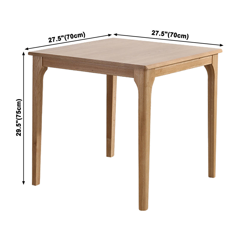 Square Industrial Dining Table Wood Color Fixed Table with White Oakwood Clearhalo ' dining_table' 'Dining Tables & Seating' 'Dining Tables' 'furn' 'furn_dining_table' 'Furniture' 'furniture_dining_table' 'Kitchen & Dining Furniture' 'kitchen&dining_furn' 'kitchen' 'kitchen_dining_table' 3900865