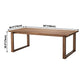 Solid Wood Contemporary Rectangular Dining Table Wood Top Table with Sled Base Clearhalo ' dining_table' 'Dining Tables & Seating' 'Dining Tables' 'furn' 'furn_dining_table' 'Furniture' 'furniture_dining_table' 'Kitchen & Dining Furniture' 'kitchen&dining_furn' 'kitchen' 'kitchen_dining_table' 3900880