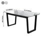 Rectangle Sintered Stone Grey Dining Table Simplicity Double Pedestal Table for Dining Room Clearhalo ' dining_table' 'Dining Tables & Seating' 'Dining Tables' 'furn' 'furn_dining_table' 'Furniture' 'furniture_dining_table' 'Kitchen & Dining Furniture' 'kitchen&dining_furn' 'kitchen' 'kitchen_dining_table' 3900908