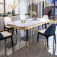 Traditional Luxury Rectangle Dining Table Sintered Stone Table with 4 Legs Clearhalo ' dining_table' 'Dining Tables & Seating' 'Dining Tables' 'furn' 'furn_dining_table' 'Furniture' 'furniture_dining_table' 'Kitchen & Dining Furniture' 'kitchen&dining_furn' 'kitchen' 'kitchen_dining_table' 3900914