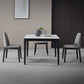 Square Shape White Dining Table Sintered Stone Table Industrial with 4 Legs Clearhalo ' dining_table' 'Dining Tables & Seating' 'Dining Tables' 'furn' 'furn_dining_table' 'Furniture' 'furniture_dining_table' 'Kitchen & Dining Furniture' 'kitchen&dining_furn' 'kitchen' 'kitchen_dining_table' 3900927