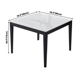 Square Shape White Dining Table Sintered Stone Table Industrial with 4 Legs Clearhalo ' dining_table' 'Dining Tables & Seating' 'Dining Tables' 'furn' 'furn_dining_table' 'Furniture' 'furniture_dining_table' 'Kitchen & Dining Furniture' 'kitchen&dining_furn' 'kitchen' 'kitchen_dining_table' 3900937