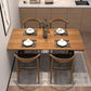 Metal Industrial Rectangle Dining Table Solid Wood Table with Sled Base Clearhalo ' dining_table' 'Dining Tables & Seating' 'Dining Tables' 'furn' 'furn_dining_table' 'Furniture' 'furniture_dining_table' 'Kitchen & Dining Furniture' 'kitchen&dining_furn' 'kitchen' 'kitchen_dining_table' 3900941