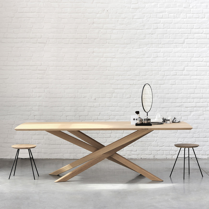 Rectangle Oak Solid Wood Table in Nature Modern Dining Table with Wooden Pedestal Clearhalo ' dining_table' 'Dining Tables & Seating' 'Dining Tables' 'furn' 'furn_dining_table' 'Furniture' 'furniture_dining_table' 'Kitchen & Dining Furniture' 'kitchen&dining_furn' 'kitchen' 'kitchen_dining_table' 3901015