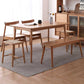 Solid Wood 4 Legs Dining Site Table Contemporary Dinette Table for Home Kitchen Clearhalo ' dining_table' 'Dining Tables & Seating' 'Dining Tables' 'furn' 'furn_dining_table' 'Furniture' 'furniture_dining_table' 'Kitchen & Dining Furniture' 'kitchen&dining_furn' 'kitchen' 'kitchen_dining_table' 3901107