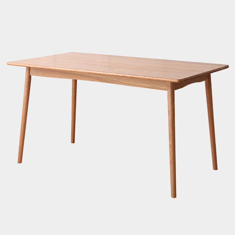 Solid Wood 4 Legs Dining Site Table Contemporary Dinette Table for Home Kitchen Brown Without Chairs Clearhalo ' dining_table' 'Dining Tables & Seating' 'Dining Tables' 'furn' 'furn_dining_table' 'Furniture' 'furniture_dining_table' 'Kitchen & Dining Furniture' 'kitchen&dining_furn' 'kitchen' 'kitchen_dining_table' 3901109