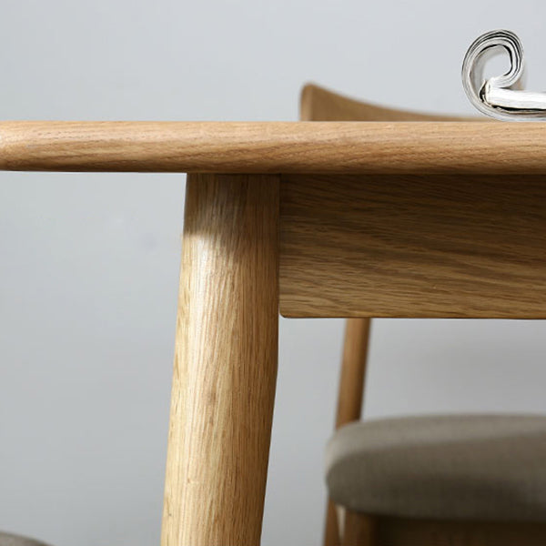 Solid Wood 4 Legs Dining Site Table Contemporary Dinette Table for Home Kitchen Clearhalo ' dining_table' 'Dining Tables & Seating' 'Dining Tables' 'furn' 'furn_dining_table' 'Furniture' 'furniture_dining_table' 'Kitchen & Dining Furniture' 'kitchen&dining_furn' 'kitchen' 'kitchen_dining_table' 3901111