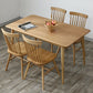 Solid Wood 4 Legs Dining Site Table Contemporary Dinette Table for Home Kitchen Clearhalo ' dining_table' 'Dining Tables & Seating' 'Dining Tables' 'furn' 'furn_dining_table' 'Furniture' 'furniture_dining_table' 'Kitchen & Dining Furniture' 'kitchen&dining_furn' 'kitchen' 'kitchen_dining_table' 3901115