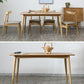 Solid Wood 4 Legs Dining Site Table Contemporary Dinette Table for Home Kitchen Clearhalo ' dining_table' 'Dining Tables & Seating' 'Dining Tables' 'furn' 'furn_dining_table' 'Furniture' 'furniture_dining_table' 'Kitchen & Dining Furniture' 'kitchen&dining_furn' 'kitchen' 'kitchen_dining_table' 3901117