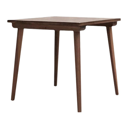 Square 4 Legs Industrial Dining Table Wood Color Fixed Table with Pinewood Solid Wood Without Chairs Clearhalo ' dining_table' 'Dining Tables & Seating' 'Dining Tables' 'furn' 'furn_dining_table' 'Furniture' 'furniture_dining_table' 'Kitchen & Dining Furniture' 'kitchen&dining_furn' 'kitchen' 'kitchen_dining_table' 3901141
