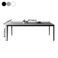 Contemporary Style Sintered Stone Dining Table Rectangle Table with 4 Legs Base Clearhalo ' dining_table' 'Dining Tables & Seating' 'Dining Tables' 'furn' 'furn_dining_table' 'Furniture' 'furniture_dining_table' 'Kitchen & Dining Furniture' 'kitchen&dining_furn' 'kitchen' 'kitchen_dining_table' 3901159